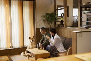 ひと目ぼれした、 愛犬と孫と楽しく暮らせる家。